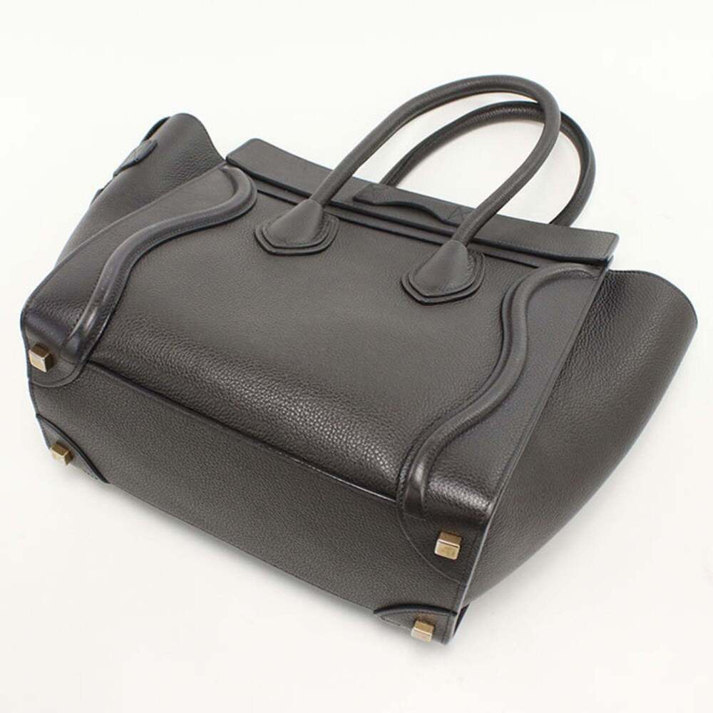 CELINE Celine Luggage Micro Tote Bag for Women, Black - Picture 2 of 9